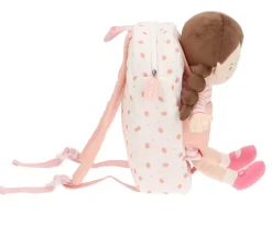 Monnëka Mochila para Muñecas Strawberries Blanca^Niños Juguetes Para Niños De 18 Meses