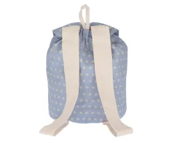 Tutete Textil Mochila Pequeña Lyra Azul Personalizable