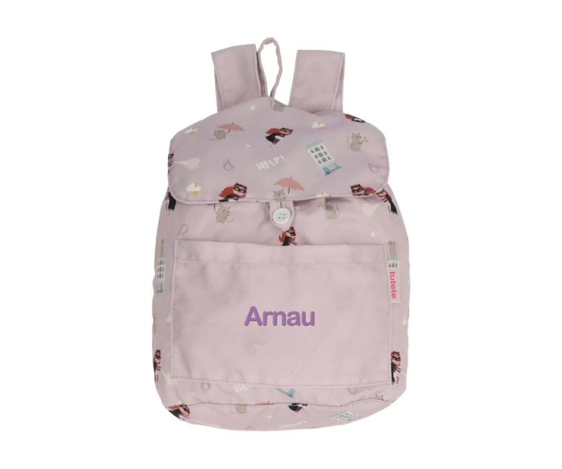 Tutete Mochila Pequeña Tela Fantastic Girl Personalizable