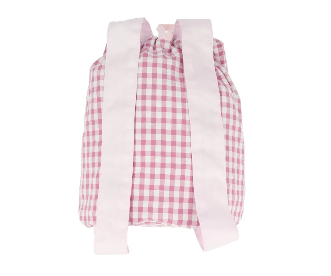 Tutete Textil Mochila Pequeña Vichy Ballet Personalizable