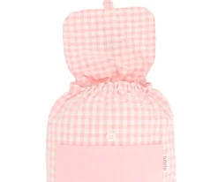 Tutete Textil Mochila Pequeña Vichy Little Red Personalizable