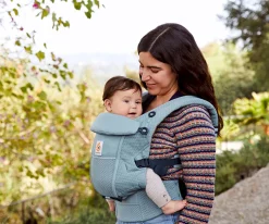 Ergobaby Mochila Portabebé ® Adapt SoftFlex Mesh Azul Pizarra^Niños Mochilas Portabebé