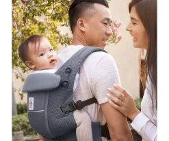 Ergobaby Mochila Portabebé ® Adapt SoftFlex Mesh Gris Grafito^Niños Mochilas Portabebé