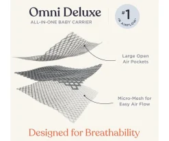 Ergobaby Mochila Portabebés Omni Deluxe Azul Noche^Niños Mochilas Portabebé