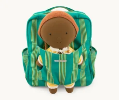 WE ARE GOMMU Mochila Preescolar Portamuñecos Rayas Green^ Mochilas Preescolar