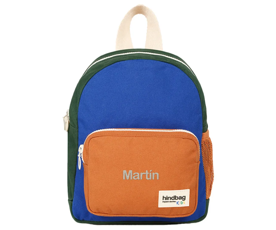 Hindbag Mochila Preescolar Romy Tricolor Azul Eléctrico Personalizable^ Mochilas Preescolar