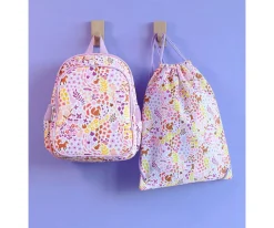 A Little Lovely Company Mochila Saco Flower Garden Personalizable^ Mochilas Saco Infantiles