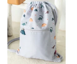Tutete Mochila Saco Impermeable Dinos World Personalizable