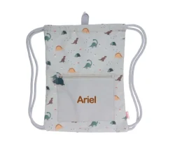 Tutete Mochila Saco Impermeable Dinos World Personalizable