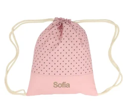 Cristina de Jos'h Mochila Saco Mini Star Pink Personalizable^ Mochilas Saco Infantiles