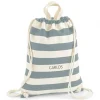 Tutete Textil Mochila Saco Nautical Natural-Gris Personalizable^ Mochilas Saco Infantiles