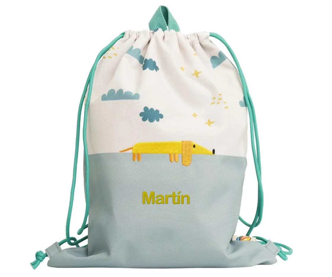 The Cotton Cloud Mochila Saco Perro Volador Personalizable^ Mochilas Saco Infantiles