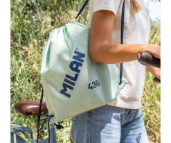 Milan Mochila Saco Personalizable Colección 430 Since 1918 Verde^ Mochilas Saco Infantiles