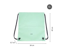 Milan Mochila Saco Personalizable Colección 430 Since 1918 Verde^ Mochilas Saco Infantiles