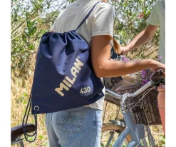 Milan Mochila Saco Personalizable Colección 430 Since 1918 Azul Marino^ Mochilas Saco Infantiles