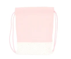 Cristina de Jos'h Mochila Saco Rainbow Dots Rosa Personalizable^ Mochilas Saco Infantiles