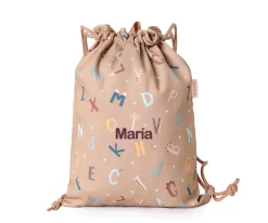 Tutete Mochila Saco Tela Funny Letters Personalizable^ Colecciones Vuelta Al Cole