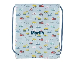 A Little Lovely Company Mochila Saco Vehicles Personalizable^ Mochilas Saco Infantiles