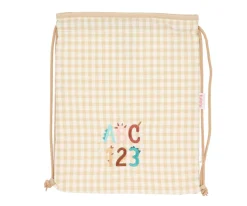 Tutete Textil Mochila Saco Vichy Funny Letters Personalizable