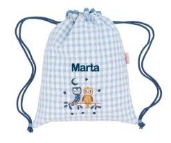 Tutete Textil Mochila Saco Vichy Magical Forest Personalizable^ Colecciones Vuelta Al Cole