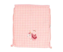 Tutete Textil Mochila Saco Vichy Magical Unicorn Personalizable^ Colecciones Vuelta Al Cole