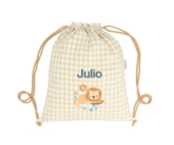 Tutete Textil Mochila Saco Vichy Savannah Personalizable