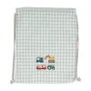 Tutete Textil Mochila Saco Vichy Trucks Personalizable^ Colecciones Vuelta Al Cole