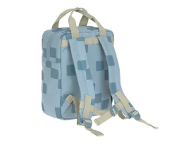 Lassig Mochila Square Pattern Party Blue / Green Personalizable^ Mochilas Preescolar