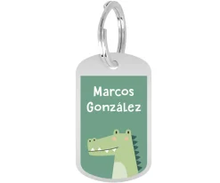 Trixie Mochila GRANDE Crocodile con Llavero Personalizado^ Mochilas Preescolar