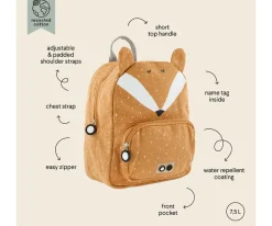 Trixie Mochila GRANDE Mr. Fox Personalizable^ Mochilas Guardería