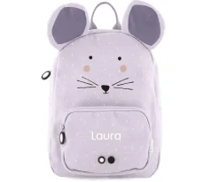 Trixie Mochila GRANDE Mrs. Mouse con Llavero Personalizado^ Mochilas Preescolar