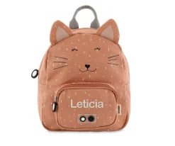 Trixie Mochila PEQUEÑA Mr. Cat con Llavero Personalizado^ Mochilas Guardería