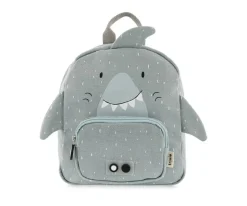 Trixie Mochila PEQUEÑA Mr. Shark con Llavero Personalizado^ Mochilas Guardería