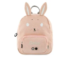Trixie Mochila PEQUEÑA Mrs. Rabbit con Llavero Personalizado^ Mochilas Guardería