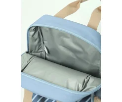 Monnëka Mochila Térmica Stripes Blue Personalizable^ Bolsas Térmicas