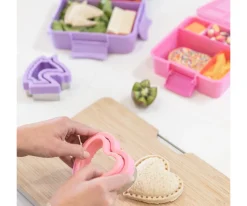 Lunch Punch Moldeador y Cierre de Sándwich Corazón^Niños Utensilios De Cocina Para Niños