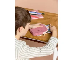 Hindbag Monedero Infantil Billy Blush-Gris Metalizado^Niños Bolsos