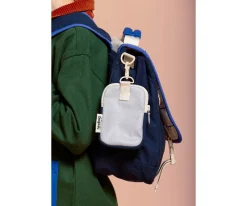 Hindbag Monedero Infantil Billy Navy-Gris Metalizado^Niños Bolsos