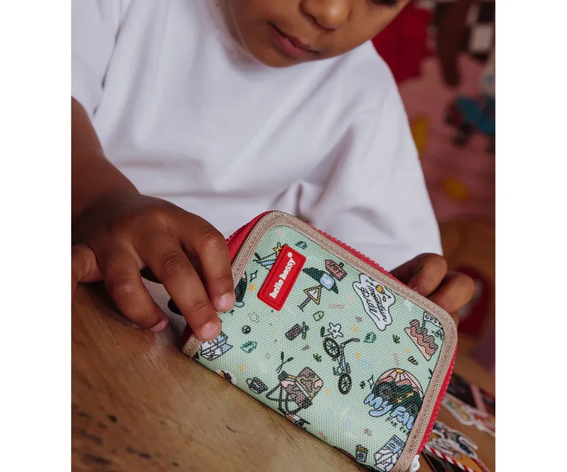 Hello Hossy Monedero Mountain Ride^ Bolsos Y Riñoneras