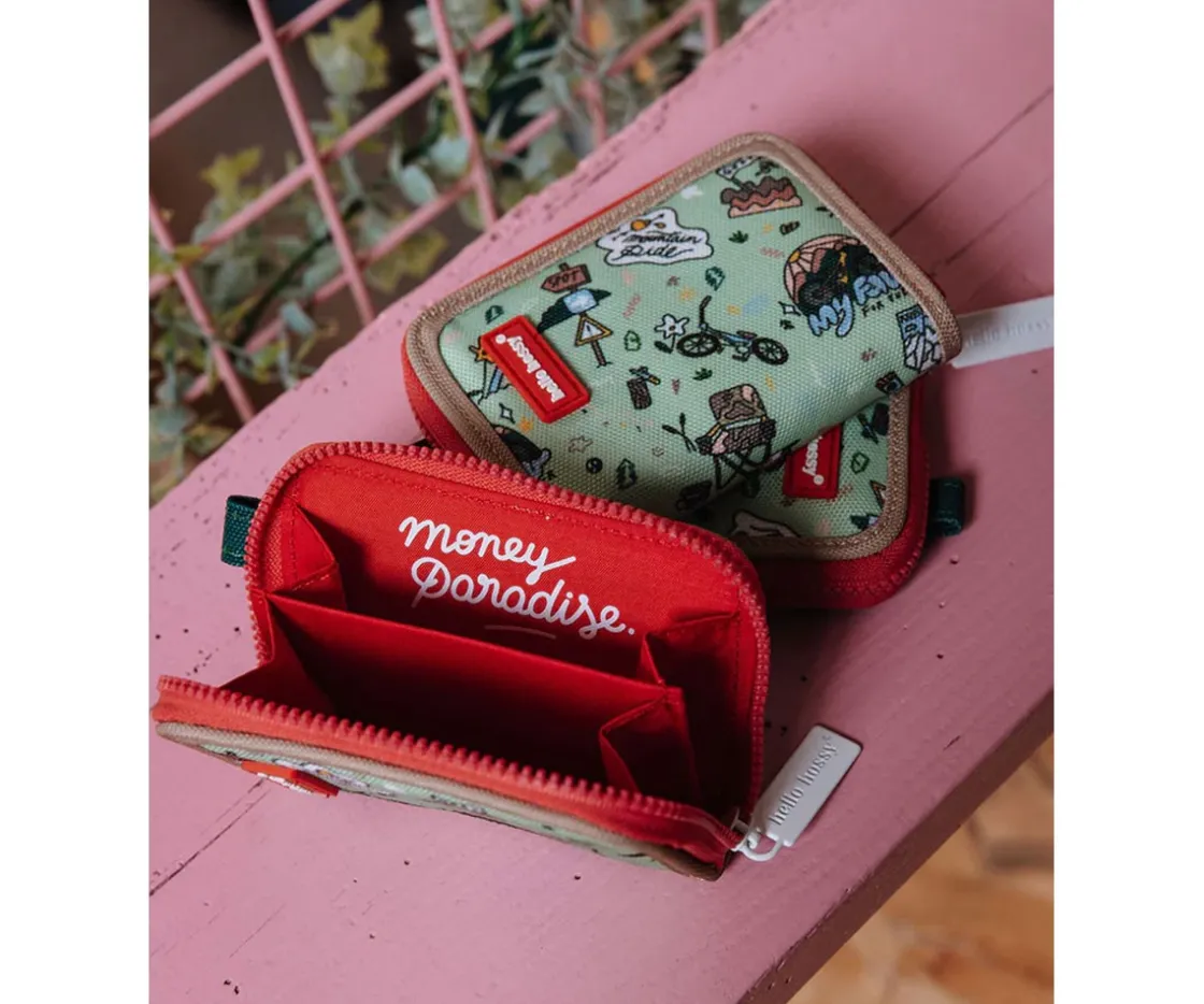 Hello Hossy Monedero Mountain Ride^ Bolsos Y Riñoneras