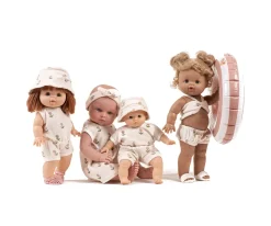 Minikane Mono Inés Fleurs Douces Émile & Ida para Muñeco Soft^Niños Accesorios Para Muñecas