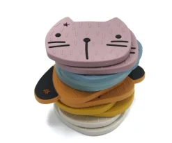 Niños The Cotton Cloud Mordedor Silicona Pippa The Cat Malva