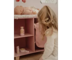 Niños Little Dutch Mueble Cambiador Soft Flowers para Muñecas FSC