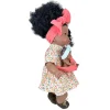 Nines d'Onil Muñeca Alika con Bebé Pelo Rizado Coral^Niños Muñecos