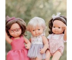 Niños Miniland Muñeca Caucásica con Implante Coclear My Friends & Me 38 cm