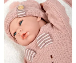 Niños Arias Muñeca con Peso Elegance Andie Rosa con Manta