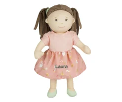 Heless Muñeca de Tela Lucie con Vestido`Personalizable 32 cm^Niños Muñecos