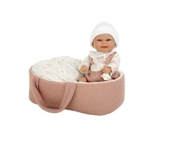 Arias Muñeca Elegance Babyto Rosa con Capazo 33 cm^Niños Muñecos