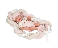 Niños Arias Muñeca Elegance Zoe Rosa con Cojín