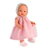 Niños Así Muñeco Alex con Vestido Rosa y Gorro Gris